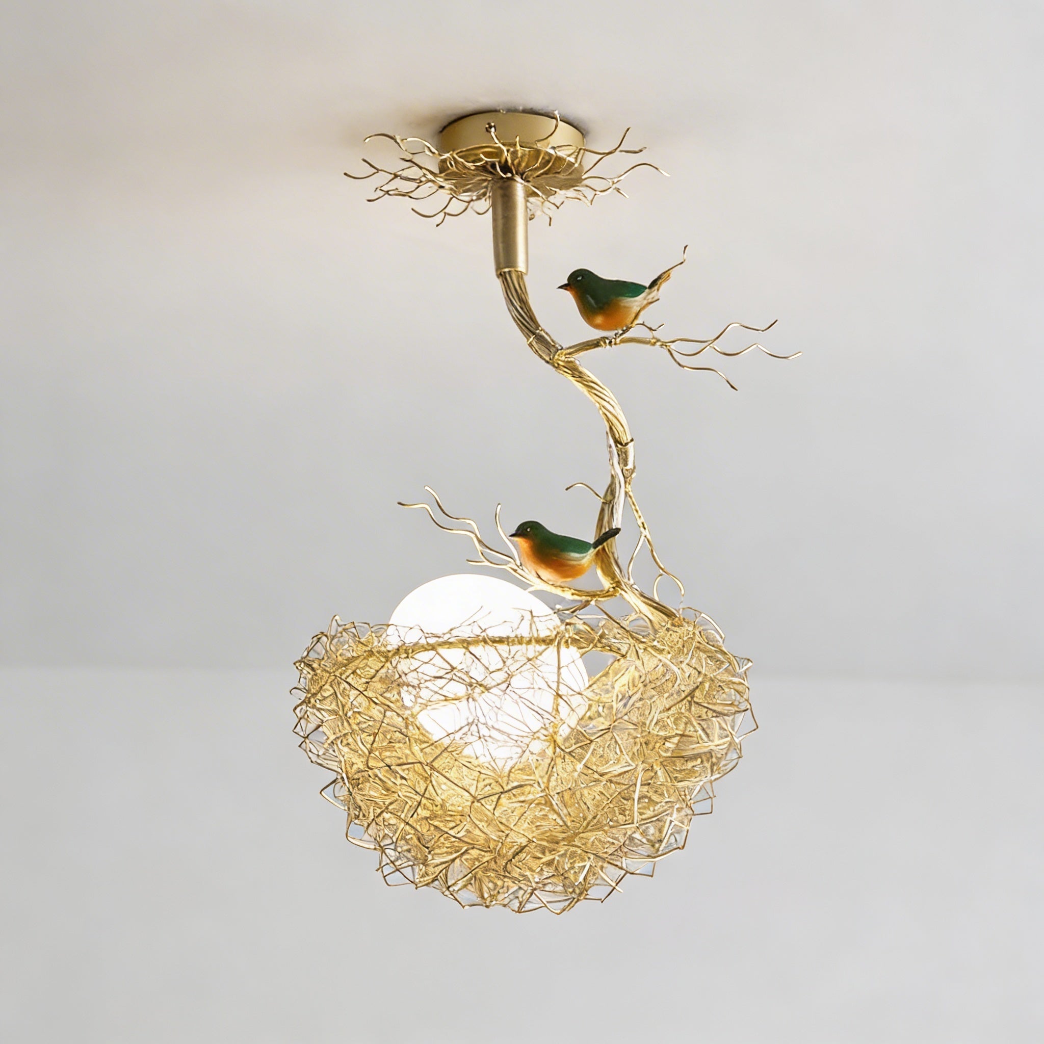 Ken - Bird's Nest Glass Pendant Lamp