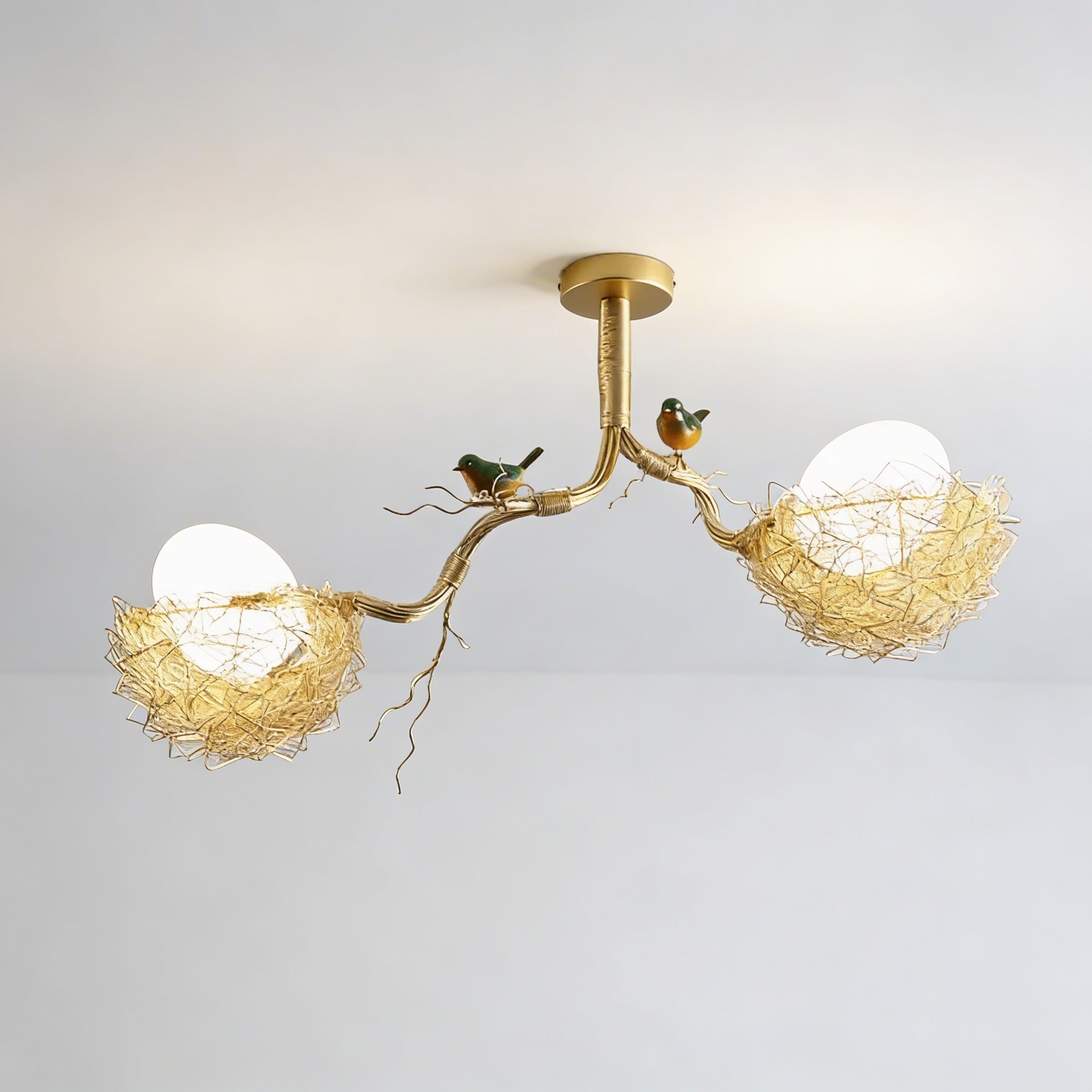 Ken - Bird's Nest Glass Pendant Lamp