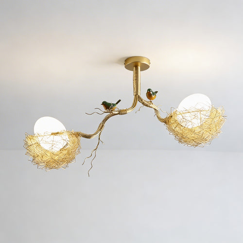 Ken - Bird's Nest Glass Pendant Lamp