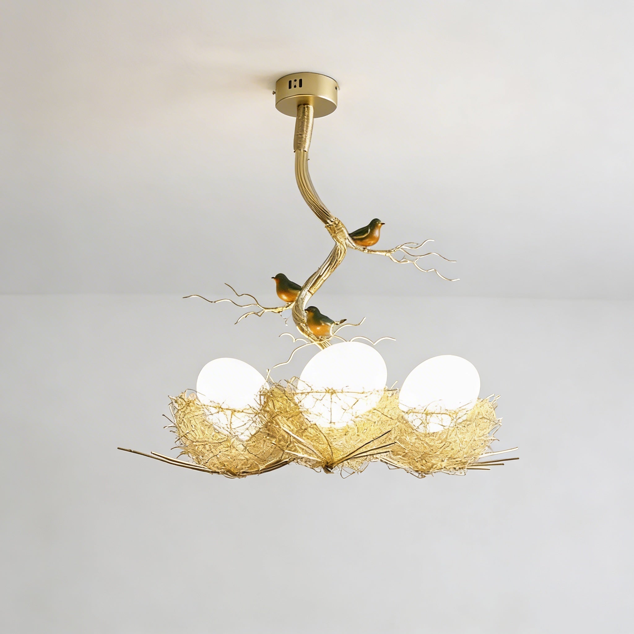 Ken - Bird's Nest Glass Pendant Lamp