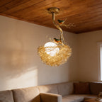 Ken - Bird's Nest Glass Pendant Lamp