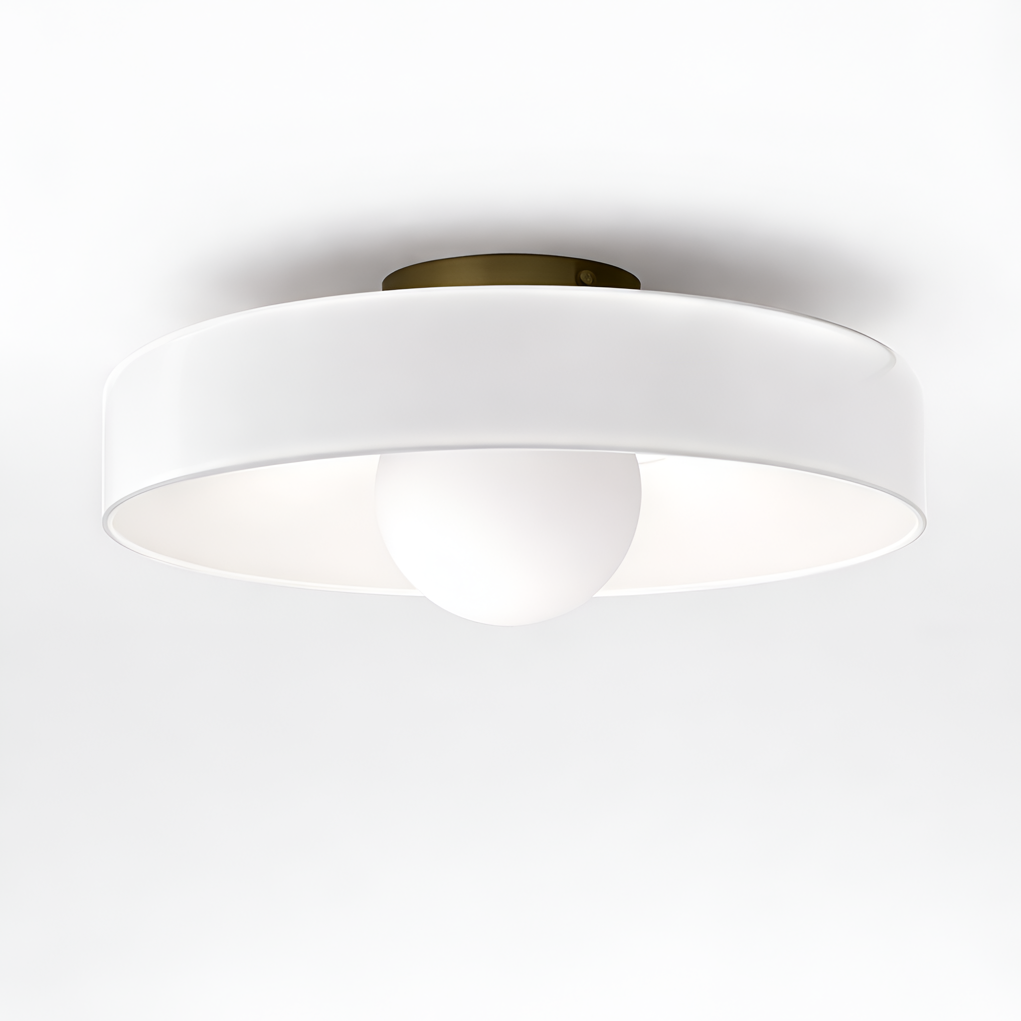 Victor - Scandinavian Design Cream Ceiling Lamp