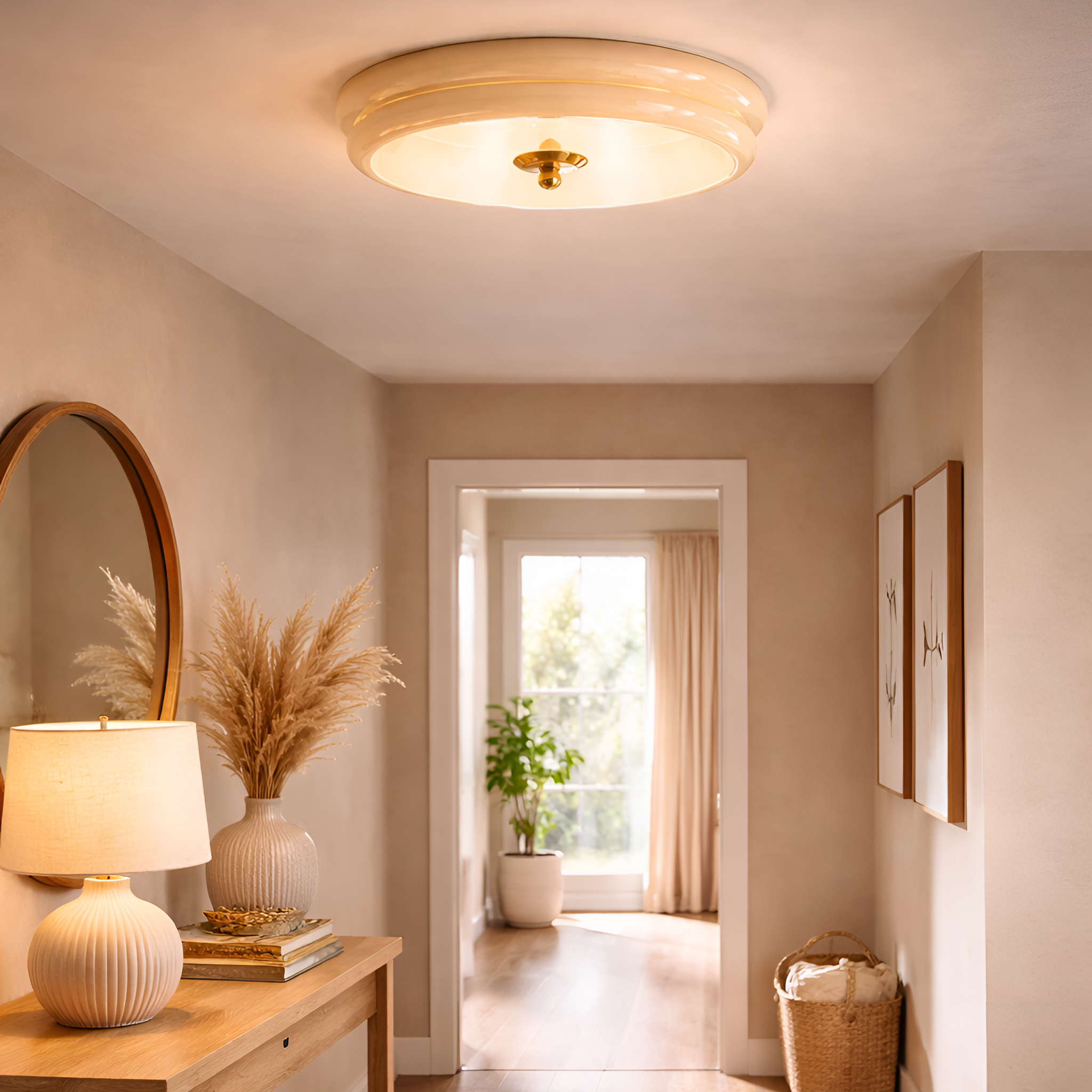 Diana - Bauhaus Danish Designer LED Ceiling Lamp