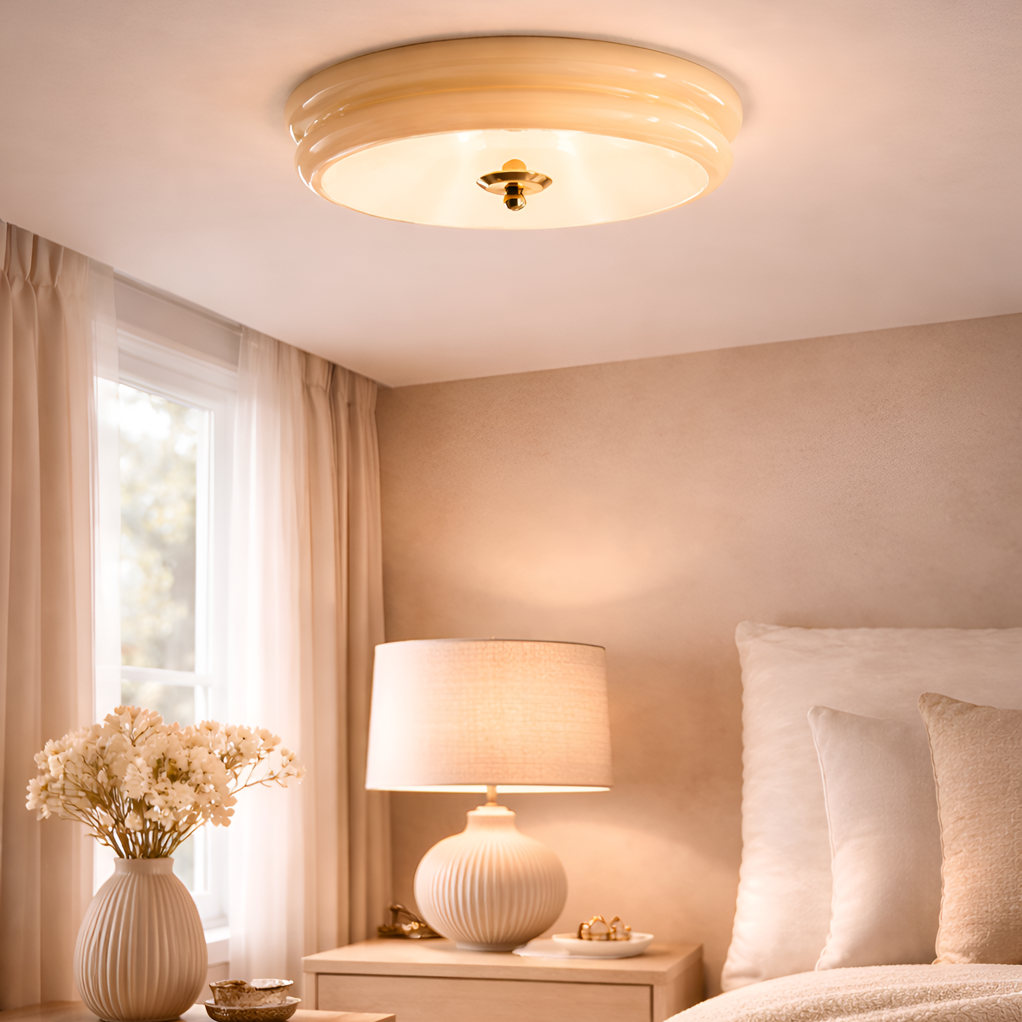 Diana - Bauhaus Danish Designer LED Ceiling Lamp