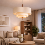 Dory - Wabi Sabi Fabric Ceiling Pendant Lamp
