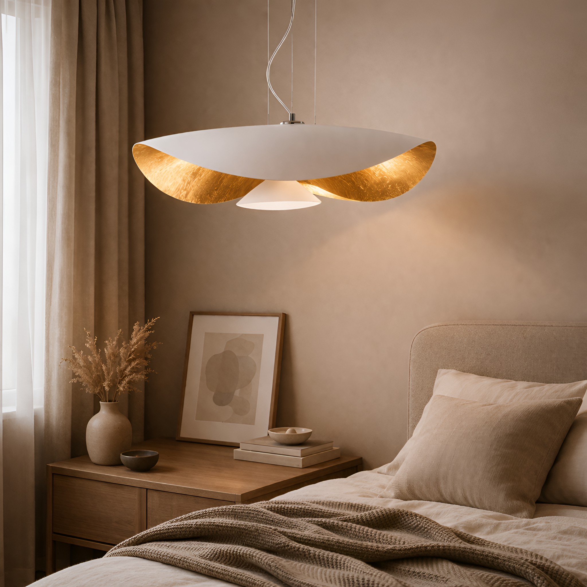 Precious - Modern Curved LED Chandelier Pendant Light