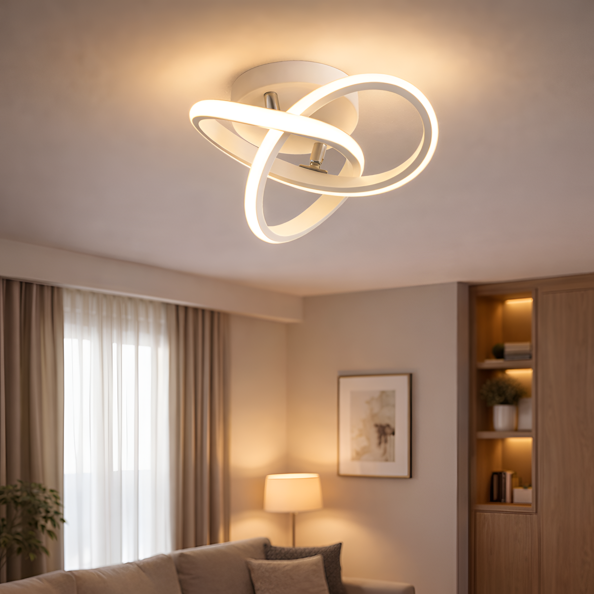 Solène - Modern LED Ceiling Light Minimalist Indoor Fixture