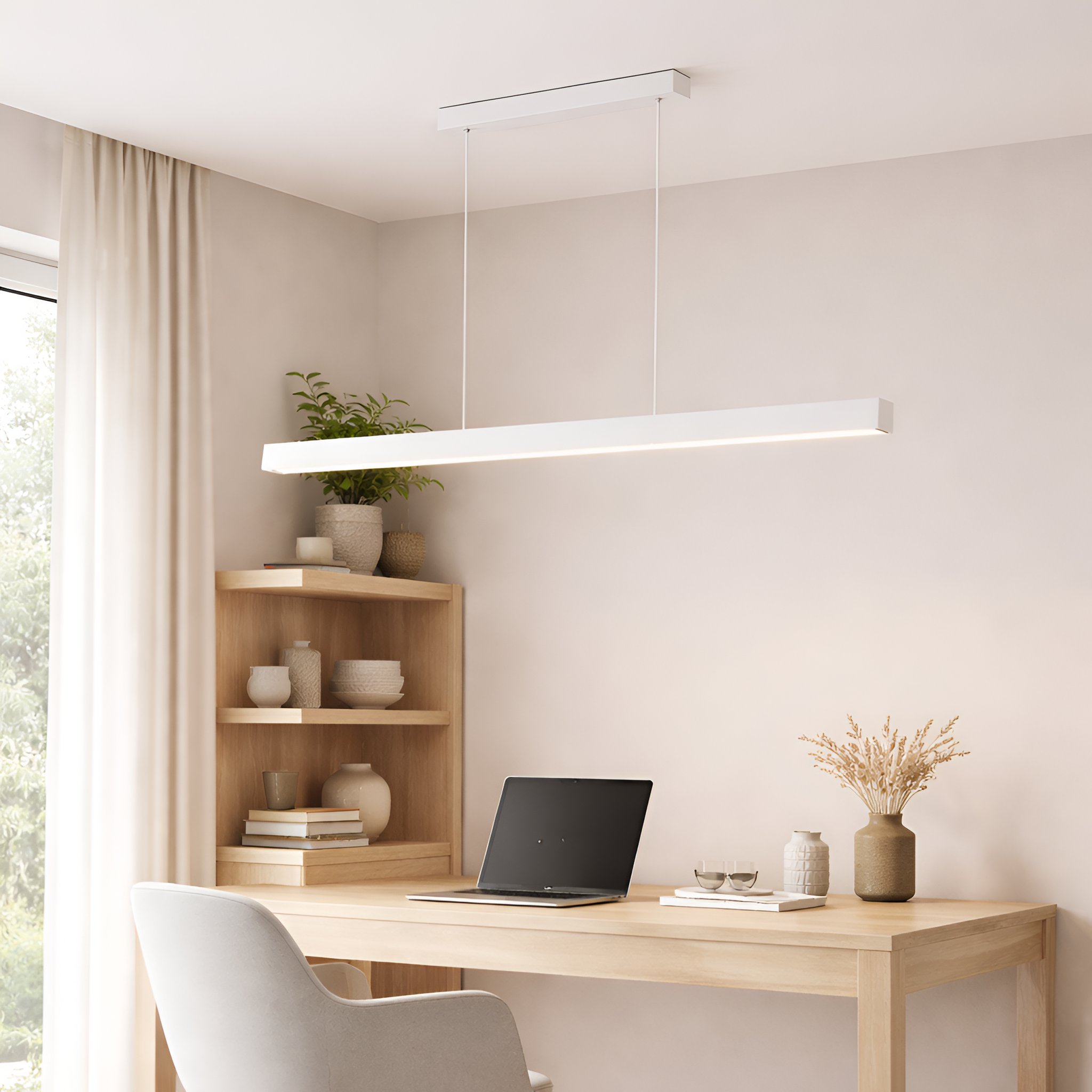 Janel - Modern LED Strip Chandelier