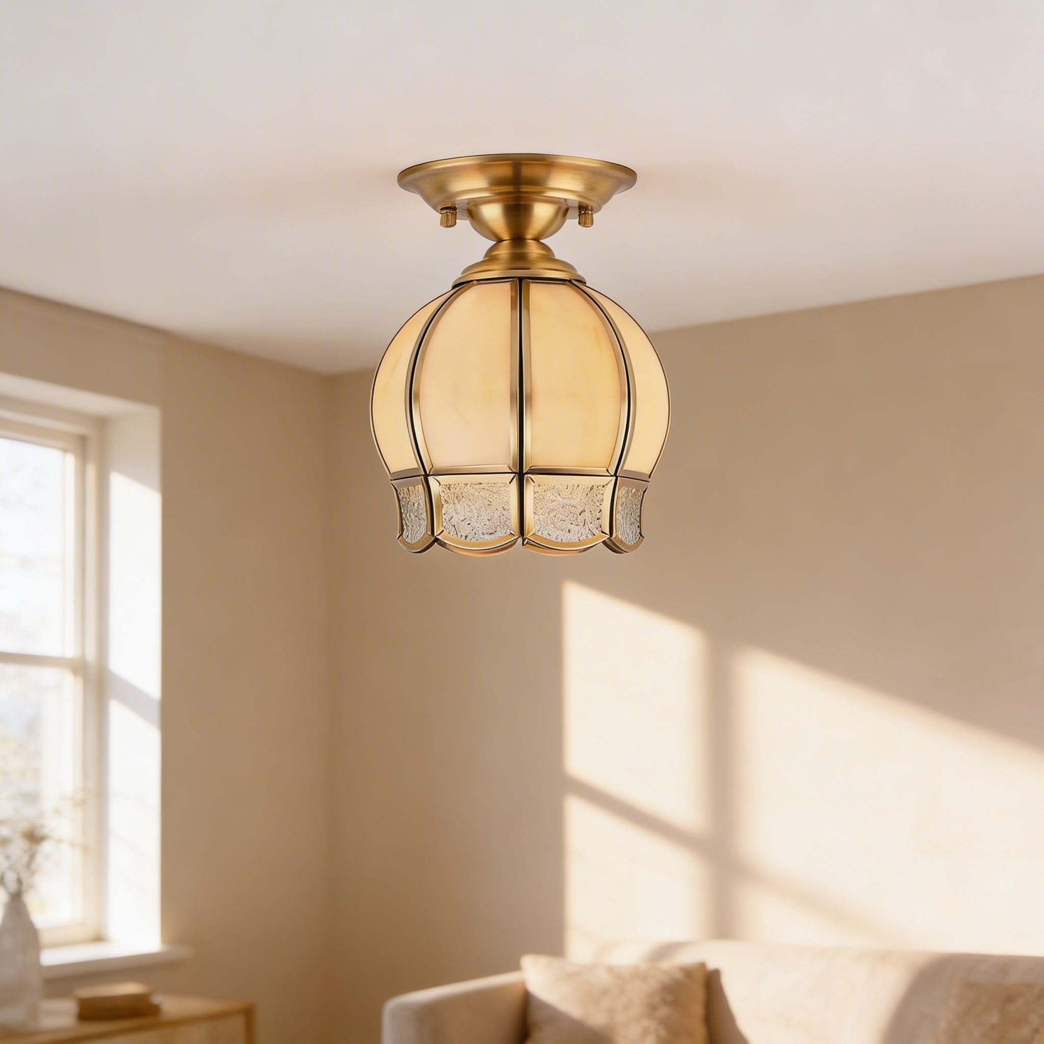 Leo - Copper Vintage Ceiling Light