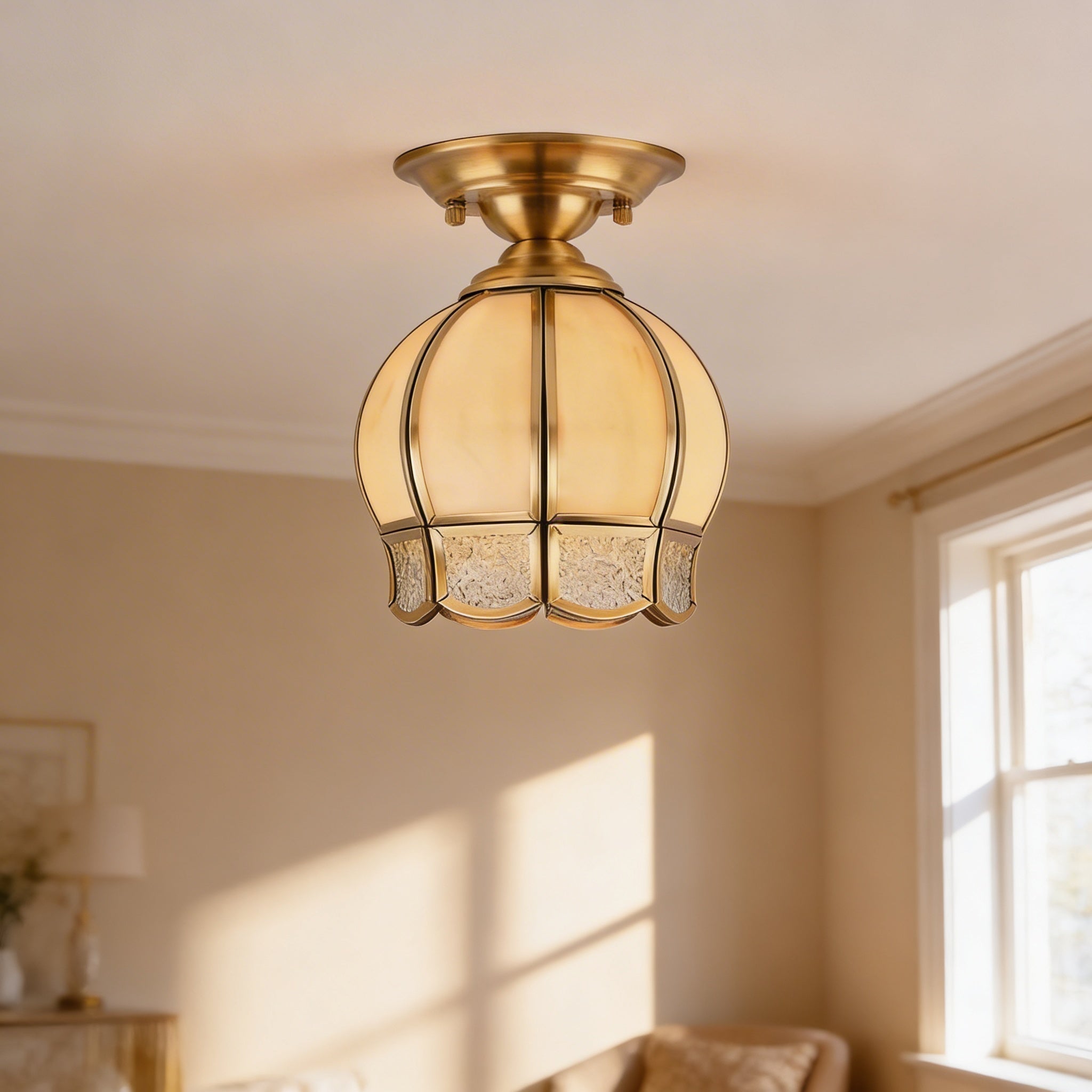 Leo - Copper Vintage Ceiling Light