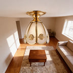 Leo - Copper Vintage Ceiling Light