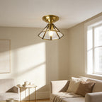 Leo - Copper Vintage Ceiling Light