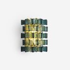 Celvara Grooved Glass Ribbon Wall Sconce