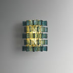 Celvara Grooved Glass Ribbon Wall Sconce