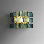 Celvara Grooved Glass Ribbon Wall Sconce