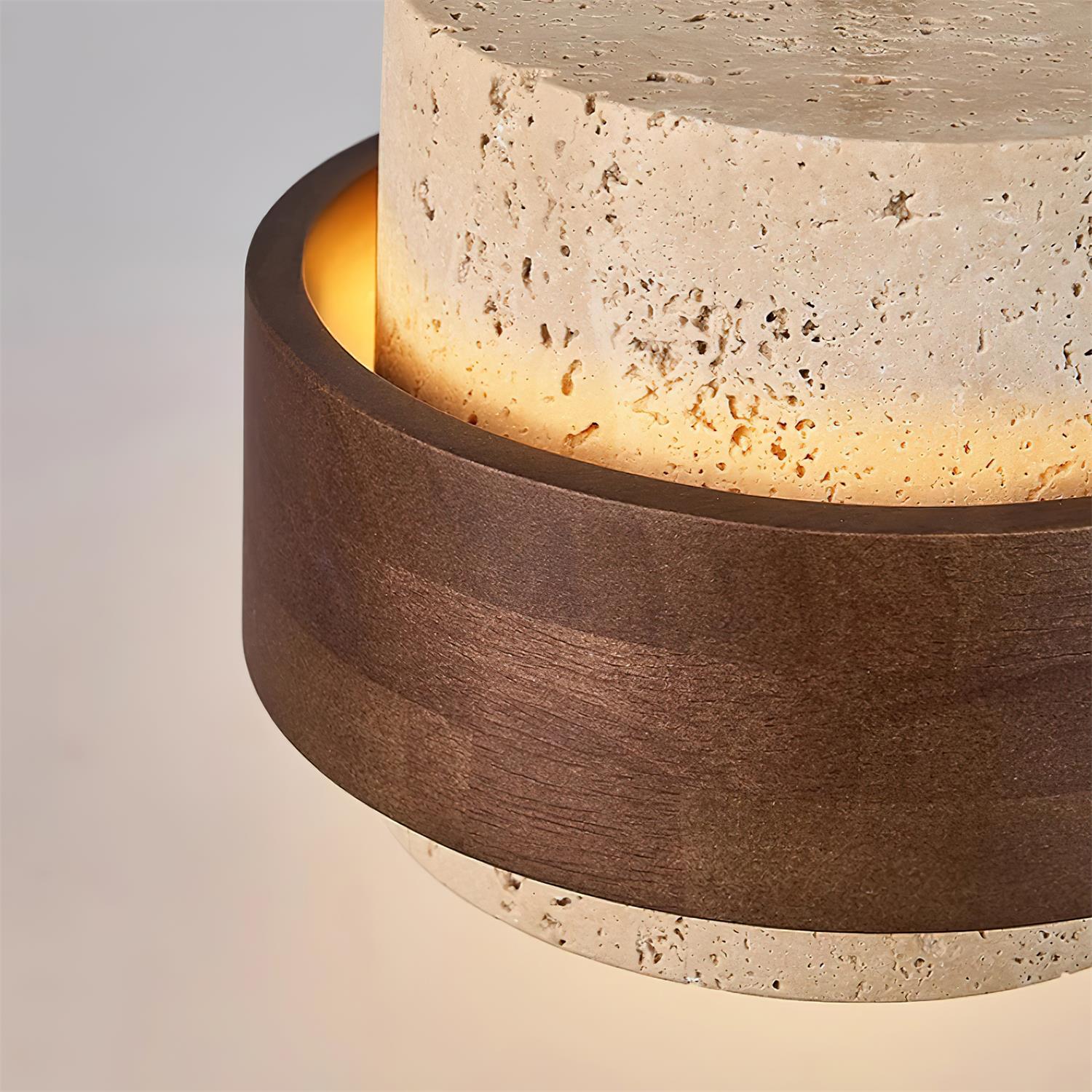 Perra Pendant Light made of Travertine