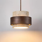 Perra Pendant Light made of Travertine
