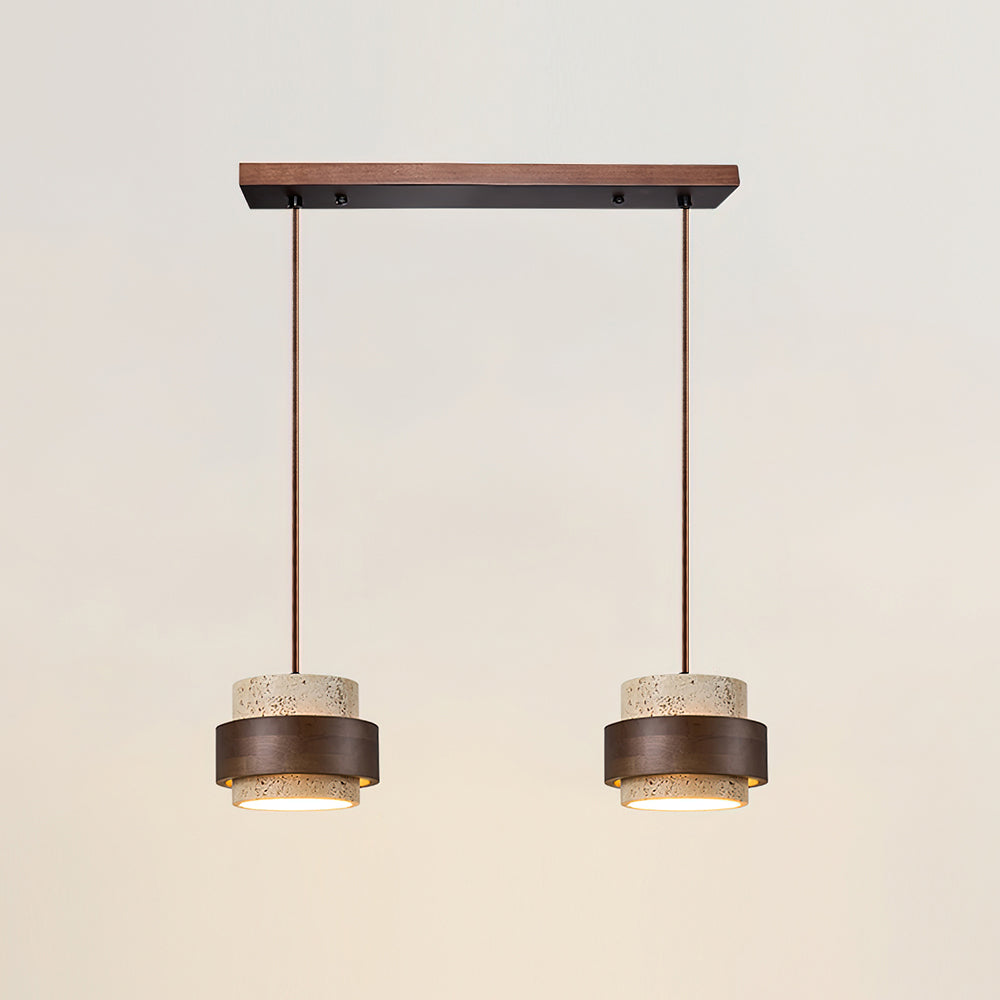 Perra Pendant Light made of Travertine