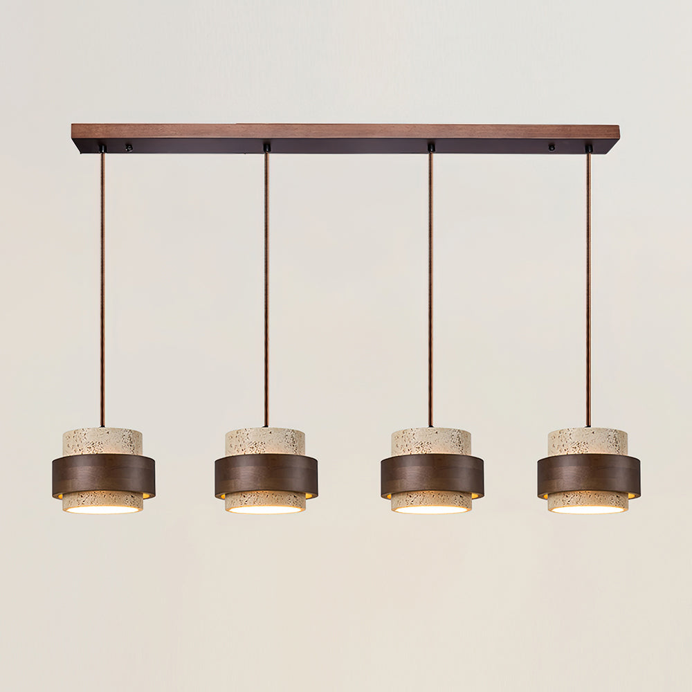 Perra Pendant Light made of Travertine
