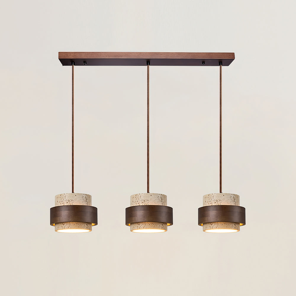 Perra Pendant Light made of Travertine