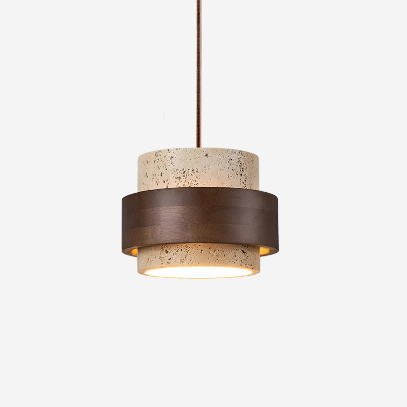 Perra Pendant Light made of Travertine