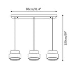 Perra Pendant Light made of Travertine