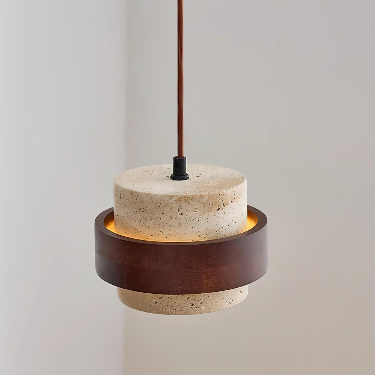 Perra Pendant Light made of Travertine