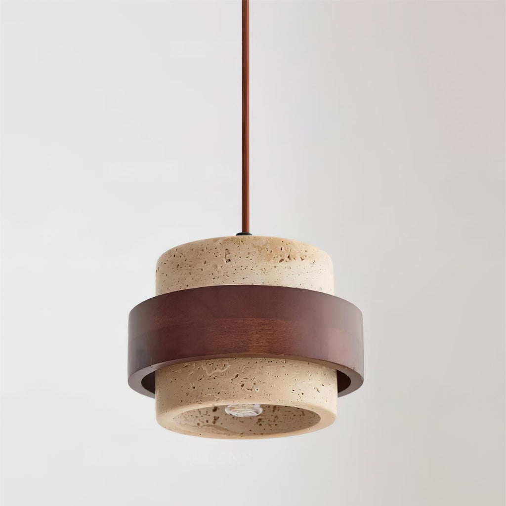 Perra Pendant Light made of Travertine