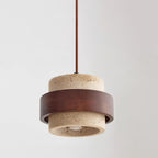 Perra Pendant Light made of Travertine