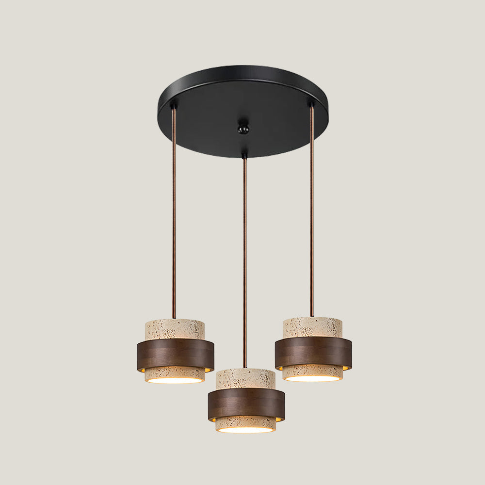 Perra Pendant Light made of Travertine