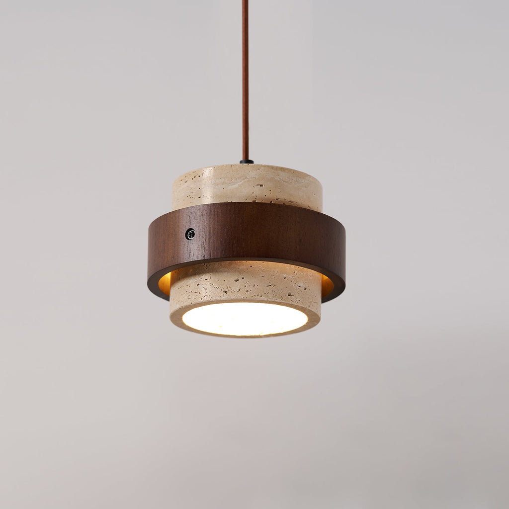 Perra Pendant Light made of Travertine