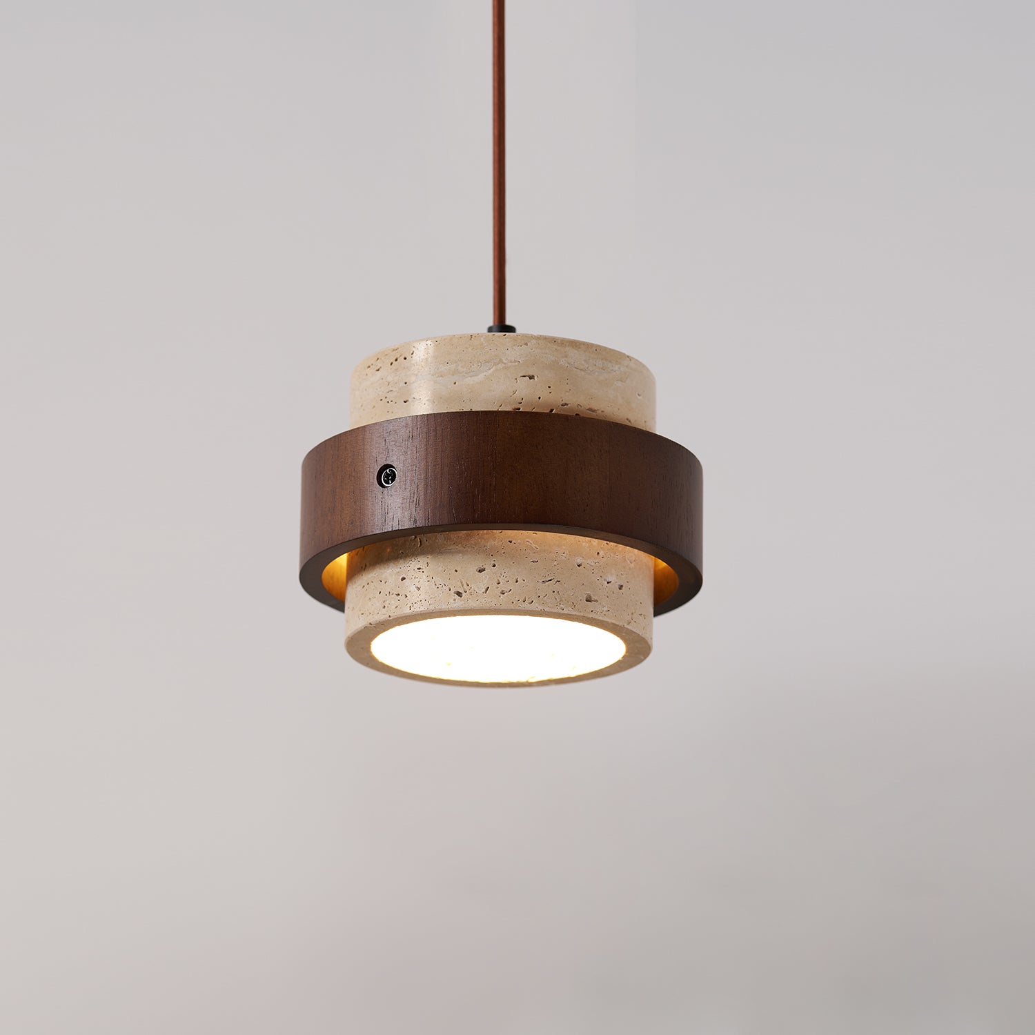 Perra Pendant Light made of Travertine