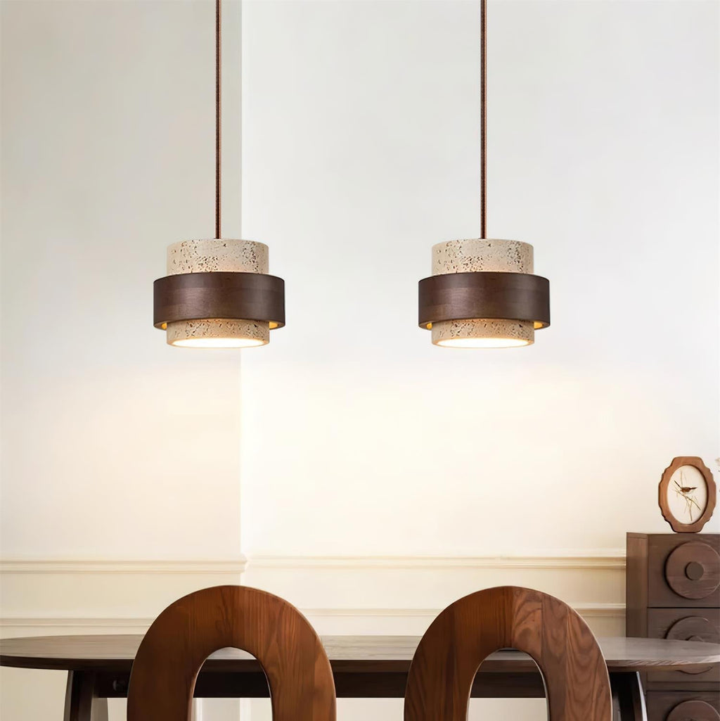 Perra Pendant Light Travertine