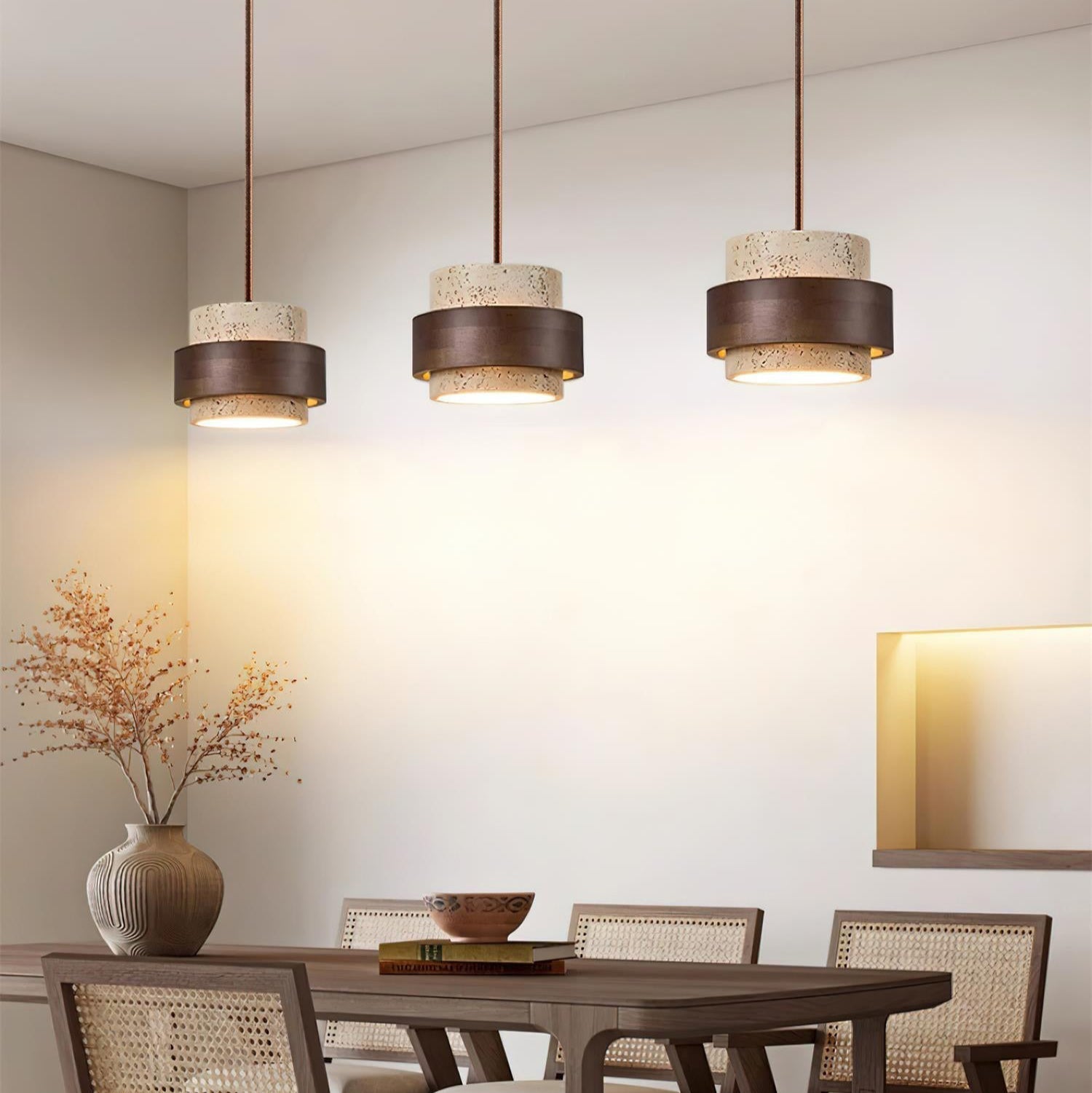 Perra Travertine Suspension