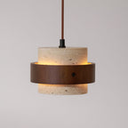 Perra Pendant Light made of Travertine