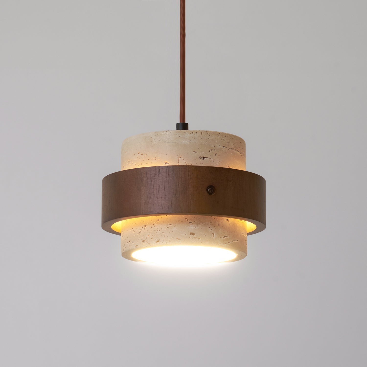 Perra Pendant Light made of Travertine
