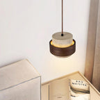 Perra Pendant Light made of Travertine