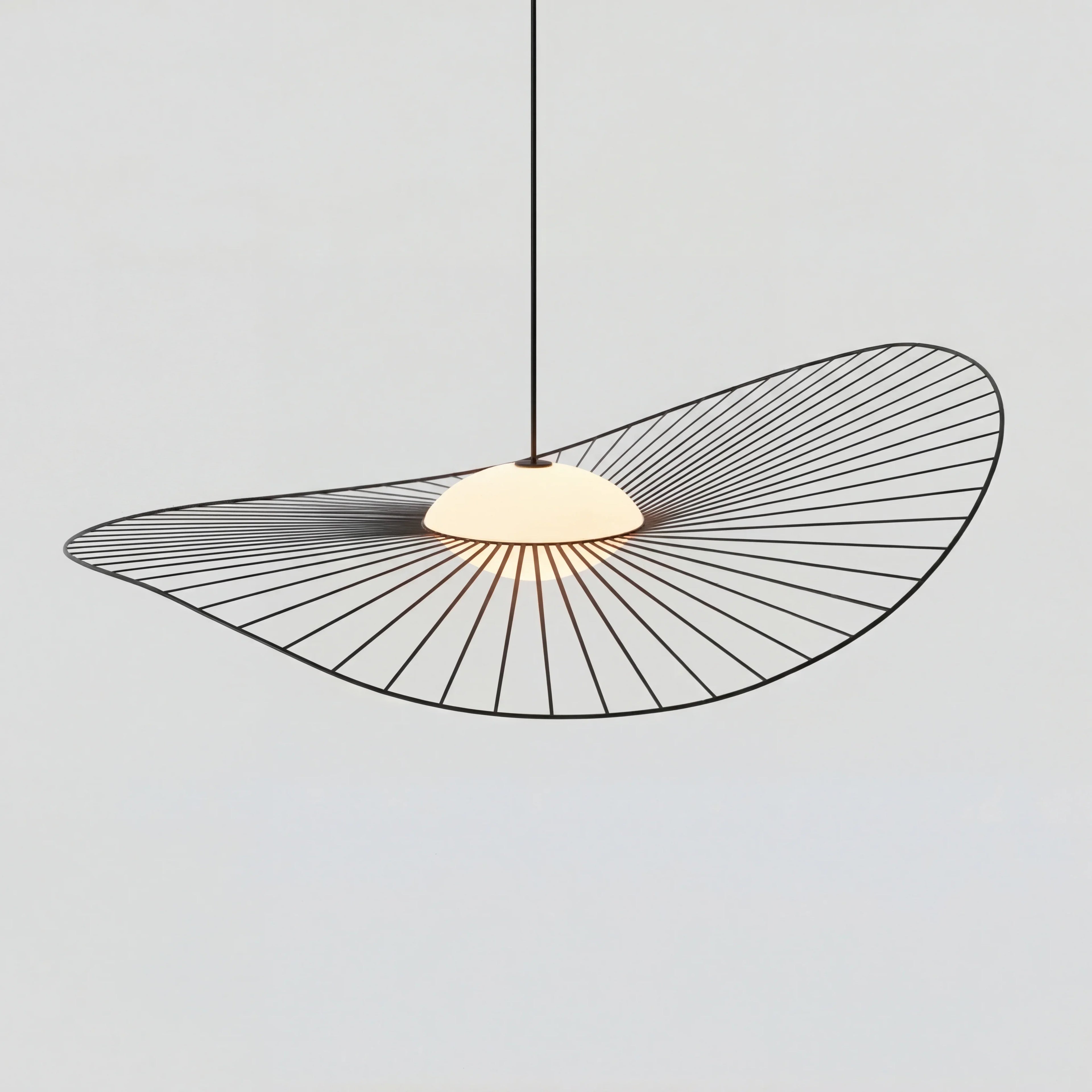 Cremin Modern Vertigolamp Nova LED Straw Hat Pendant Light