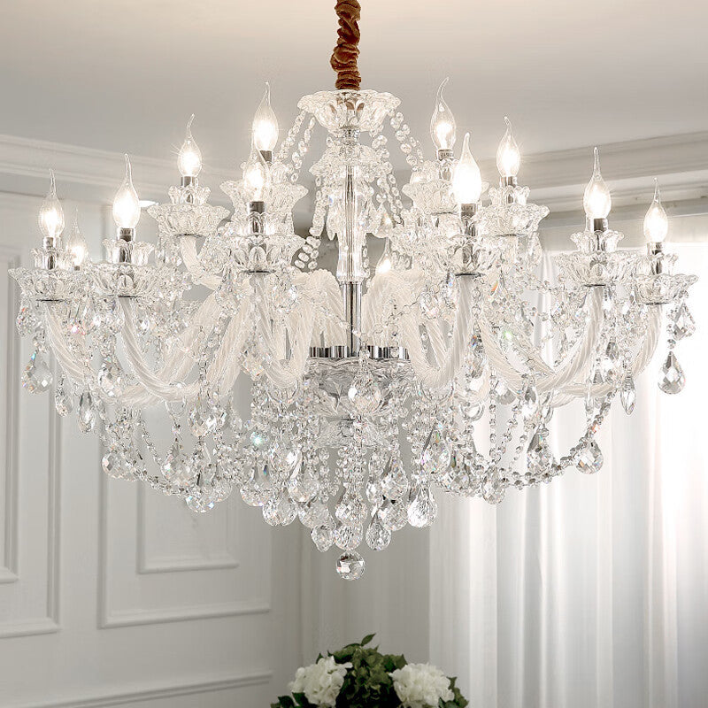 Silva Chandelier French Crystal Living Room Dining Room