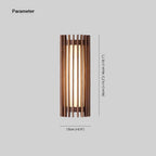 Neyra Walnut Indoor Wall Lamp