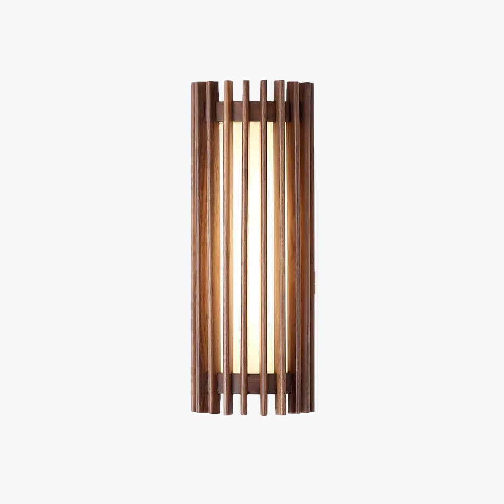 Neyra Wall Lamp for Indoor Use Made of Walnut