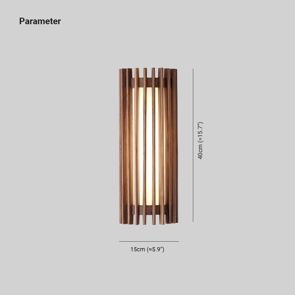 Neyra Walnut Indoor Wall Lamp