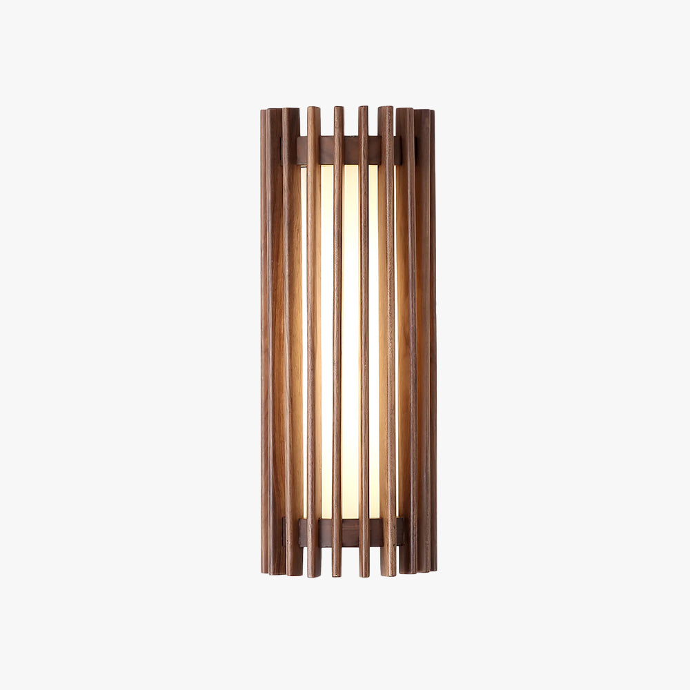 Neyra Indoor Wall Sconce in Walnut