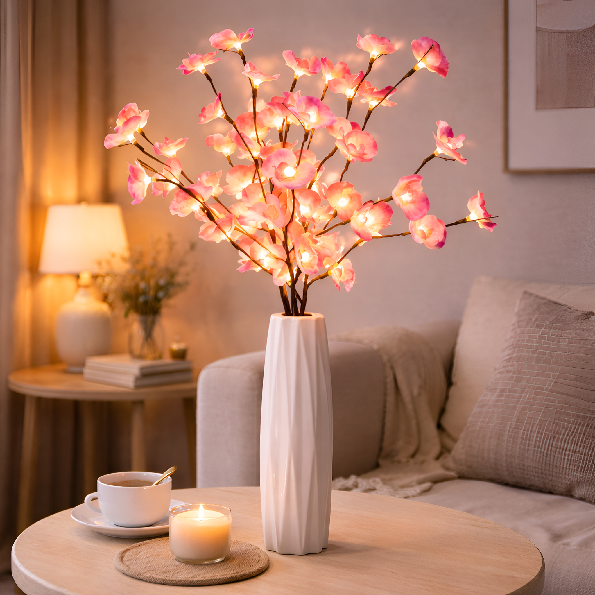 Vivian - Phalaenopsis Tree Fairy String Lights Battery Operated