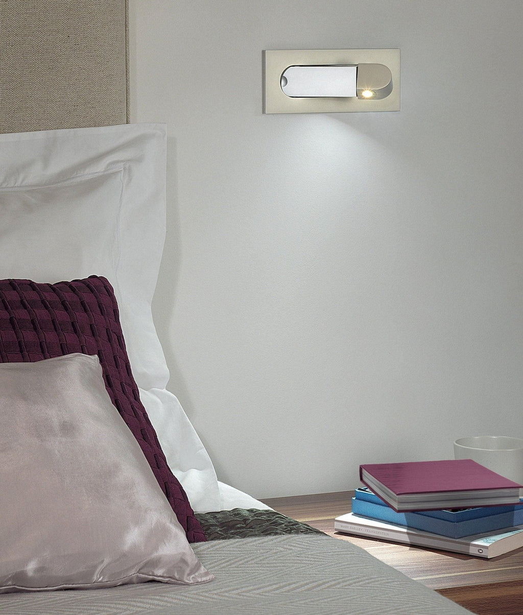 Modern Recessed Rectangular Adjustable LED Wall Sconce 1-Light