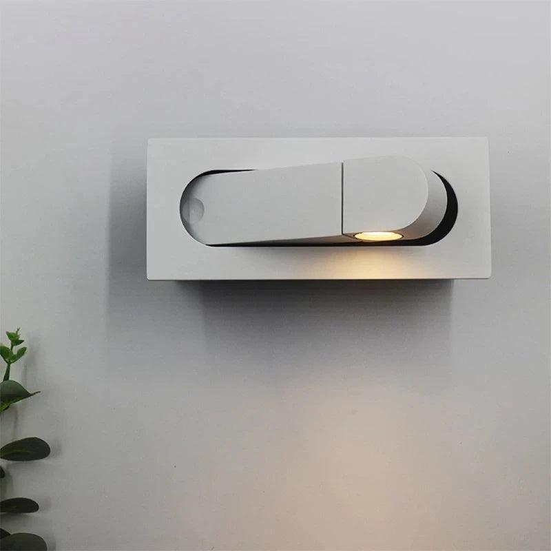 Duvin Adjustable Black LED Wall Lamp