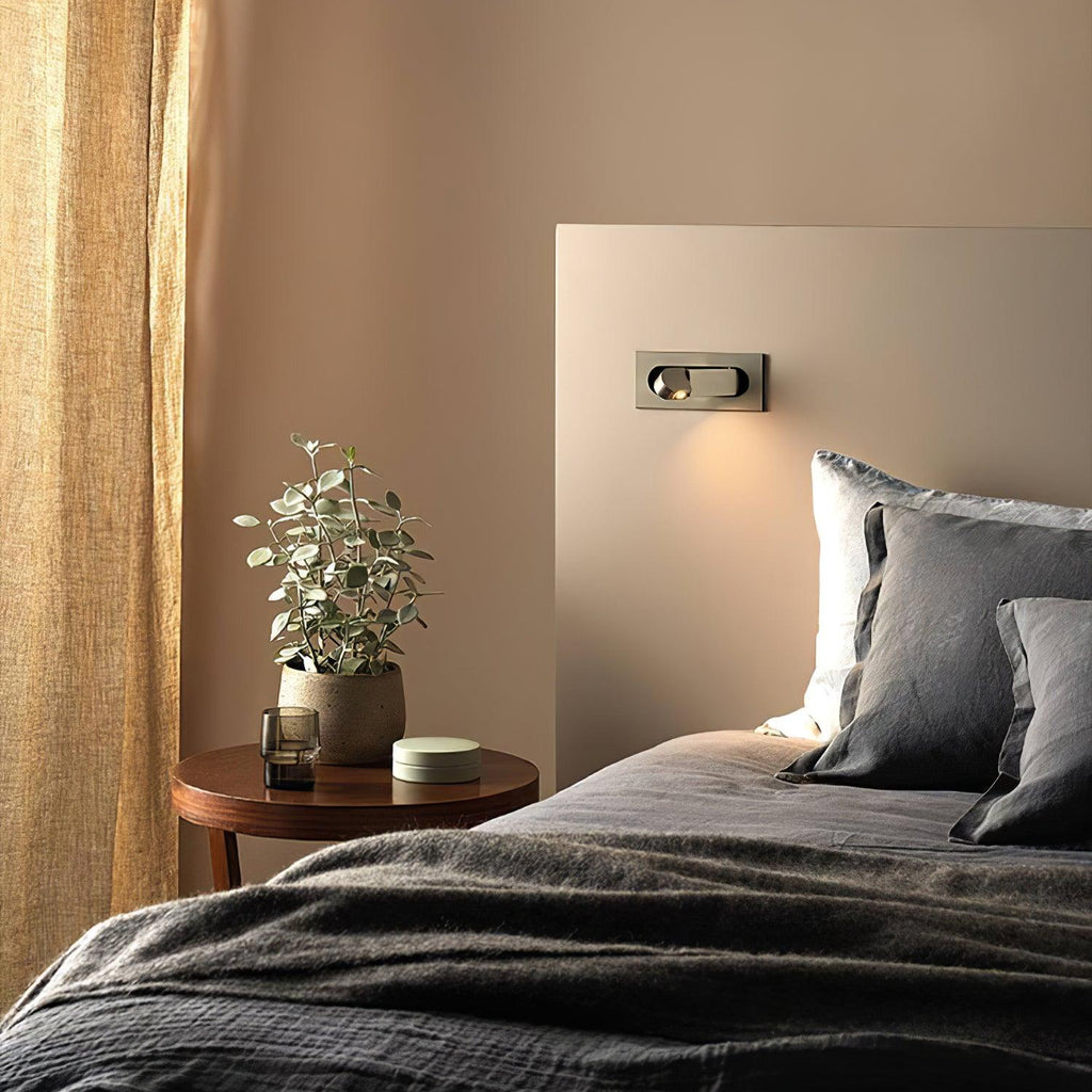 Duvin Adjustable Black LED Wall Lamp