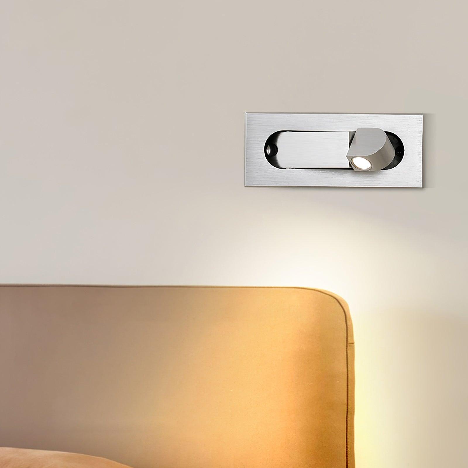Duvin Adjustable Black LED Wall Lamp