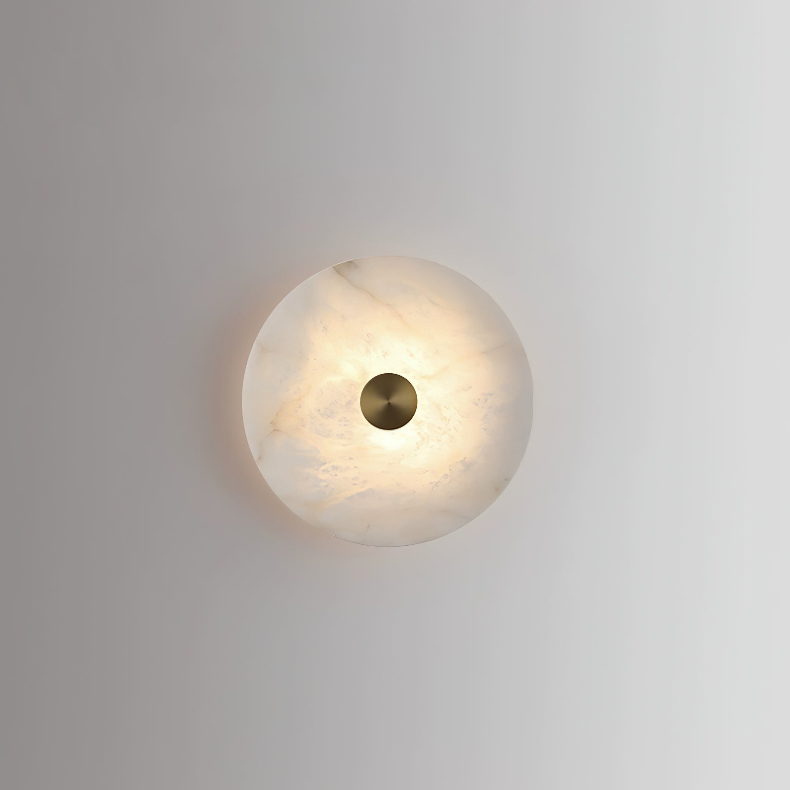 Selina Minimalist Alabaster Ceiling Light
