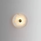 Selina Minimalist Alabaster Ceiling Light
